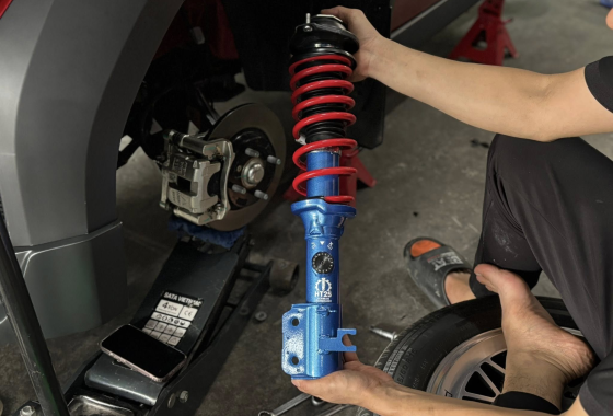 NÂNG CẤP PHUỘC HT25 REBOUND CHO XE VINFAST