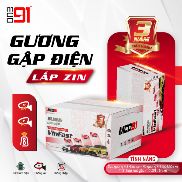 Gập Gương Điện MCD91