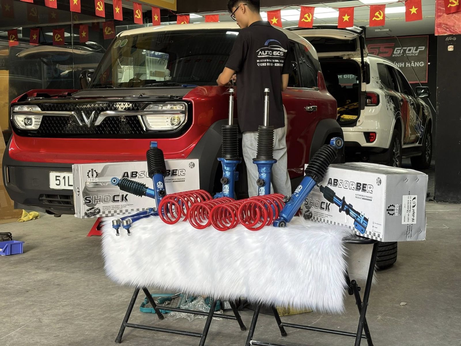 Nâng Cấp Phuộc HT25 Rebound Cho Xe Vinfast – Điều chỉnh 16 nấc, làm chủ cảm giác lái